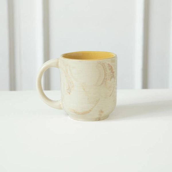 Handgemaakte Amber Love Keramische Koffie- & Theemok