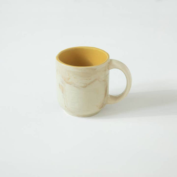 Handgemaakte Amber Love Keramische Koffie- & Theemok
