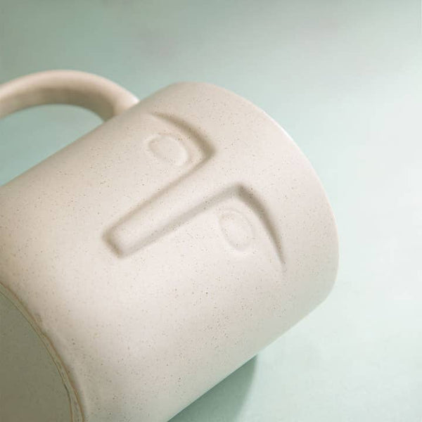 Tasses à café en céramique Moai, lot de 2