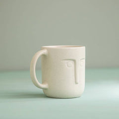 Tasses à café en céramique Moai, lot de 2