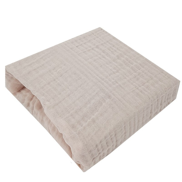 Muslin fitted sheet with elastic 40 x 80 cm