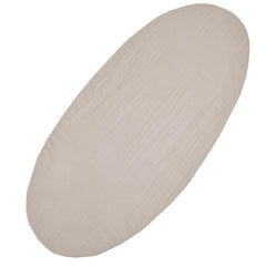 Mousseline hoeslaken met elastische band 40 x 80 cm, Rose Pink