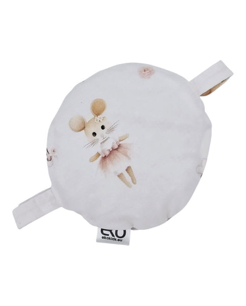 Kersenpitkussen 15 x 15 cm Ballerina Muis