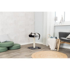 TRIXIE Krabpaal Tarifa Hoogte 52 cm grijs en zwart pluche en natuurlijk sisal