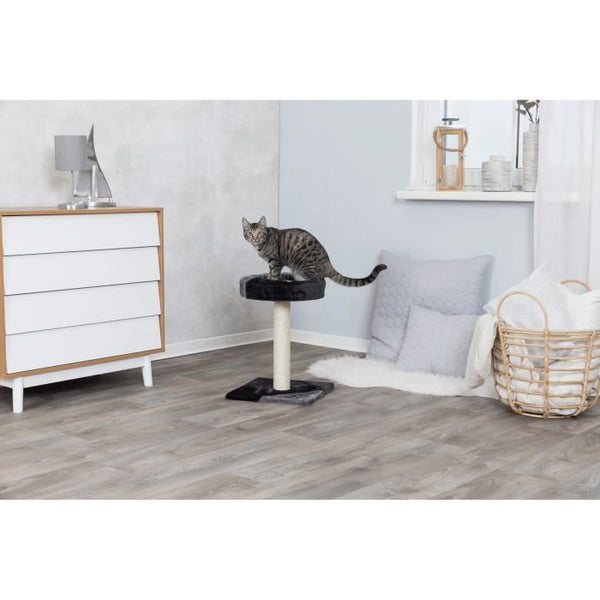 TRIXIE Krabpaal Tarifa Hoogte 52 cm grijs en zwart pluche en natuurlijk sisal