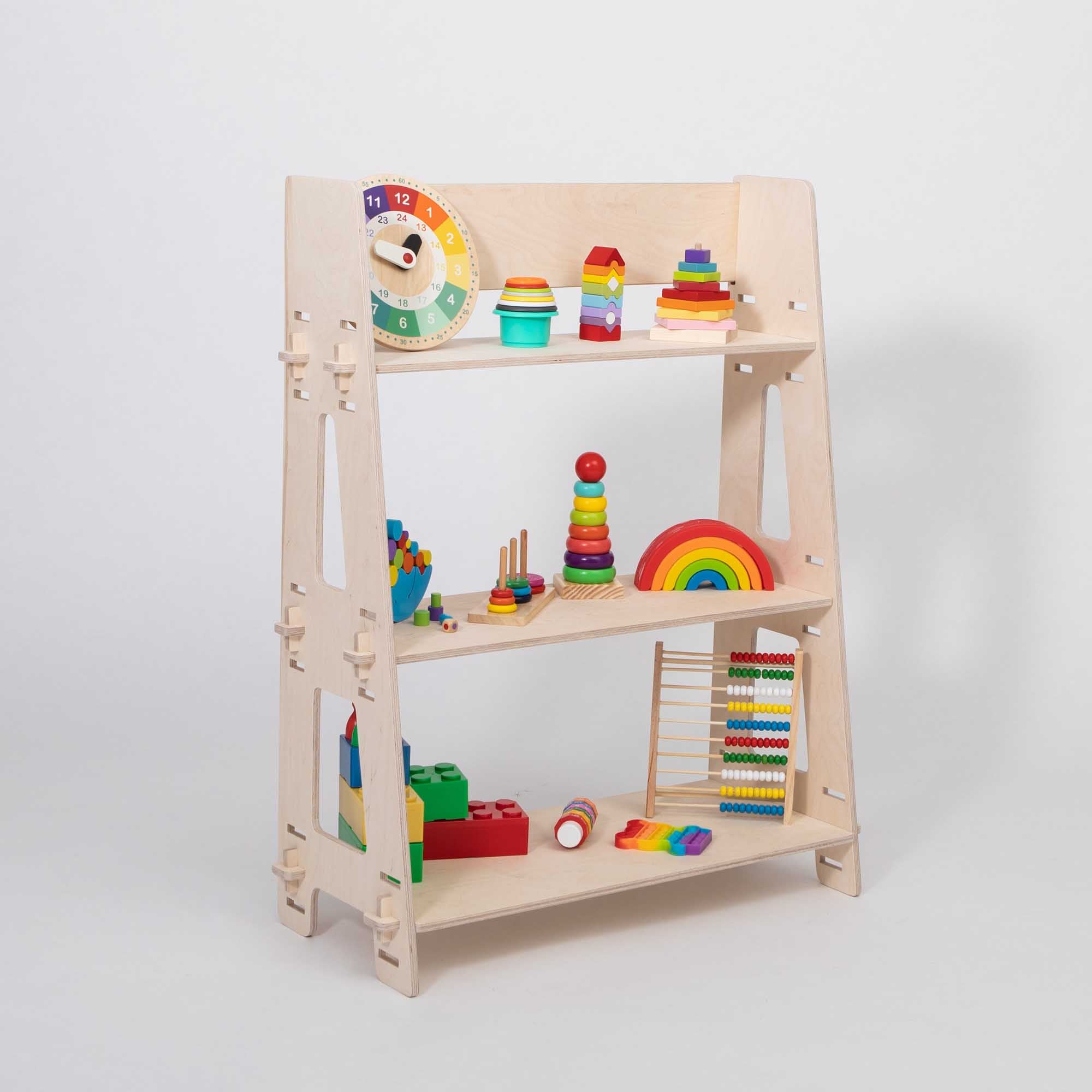 Étagère à jouets Montessori