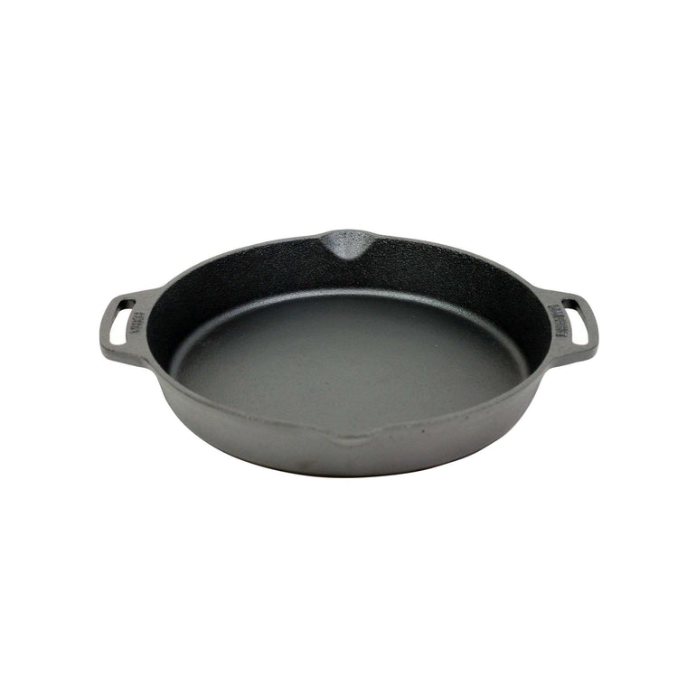 Gietijzeren koekenpan met handvatten 30 cm