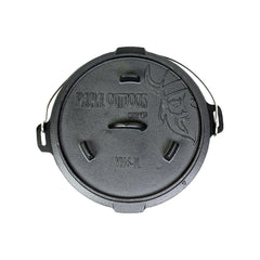 Dutch Oven Cast Iron with Legs Outdoor 6.1 Liters