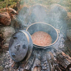 Dutch Oven Roasting Pan Cast Iron 8 Liters