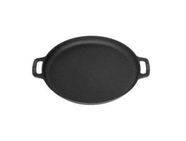 Plancha en fonte de 35 cm avec poignées