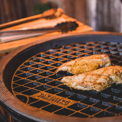 "Accessoire barbecue grille compacte en fonte Kamado 13""