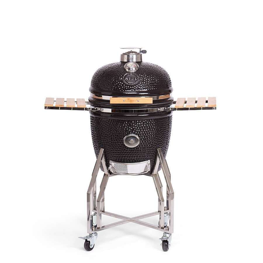"Barbecue Kamado 19" Large avec Support et Tablettes Latérales Set Pro"