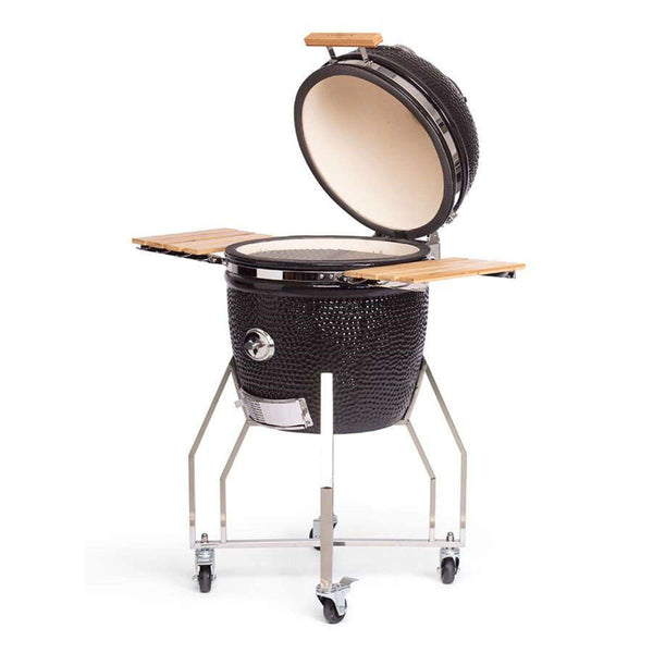 "Barbecue Kamado 19" Large avec Support et Tablettes Latérales Set Pro"