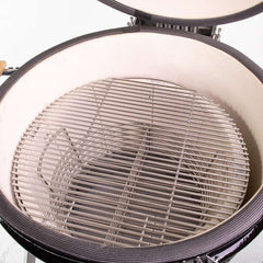 "Barbecue Kamado 19" Large avec Support et Tablettes Latérales Set Pro"
