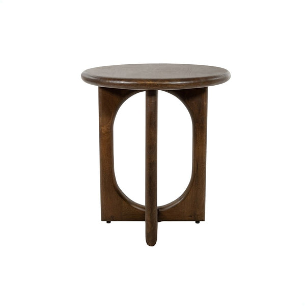 Side table Ø50, Mango Brown Walnut