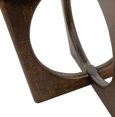 Side table Ø50, Mango Brown Walnut