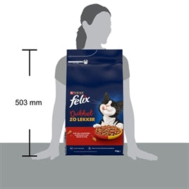 FELIX DRY TWICE AS TASTY BEEF / CHICKEN / RED BEET 4 KG
