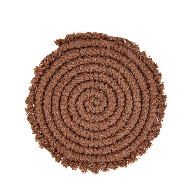 The Cotton Coaster - Dark Walnut