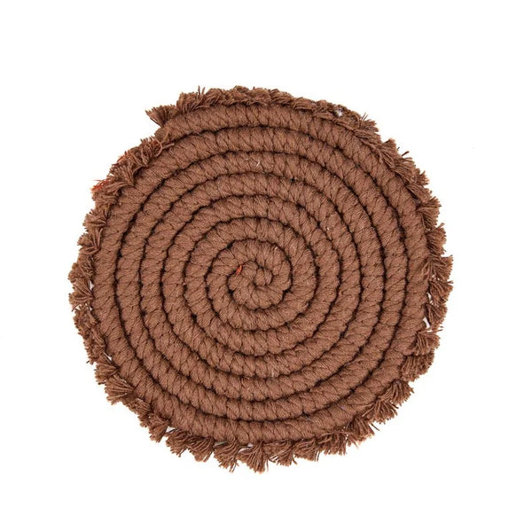 The Cotton Coaster - Dark Walnut