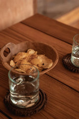 The Cotton Coaster - Dark Walnut
