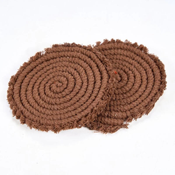 The Cotton Coaster - Dark Walnut