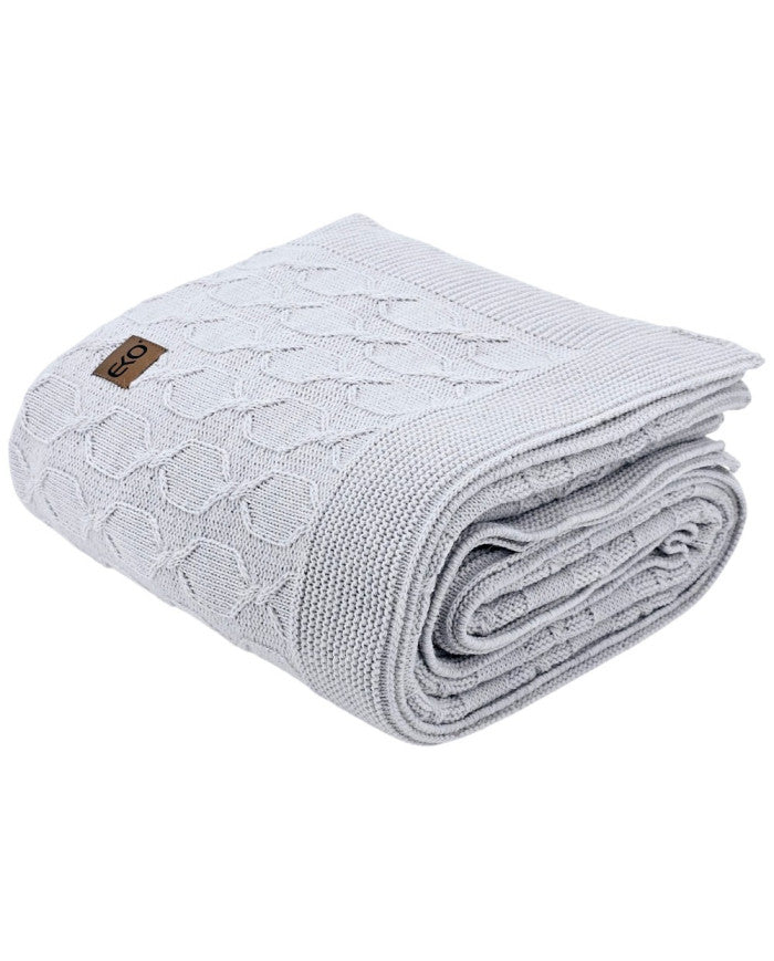 Alpacawollen deken 150x200 cm - MODENA GREY