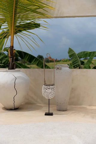 The Shell Purse on Stand