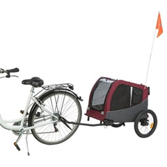 TRIXIE DOG BIKE CAT GREY / RED 76/136X66X74 CM