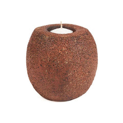 The Cavestone Candle Holder - Terracotta