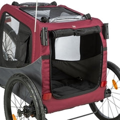 TRIXIE DOG BIKE CAT GREY / RED 76/136X66X74 CM