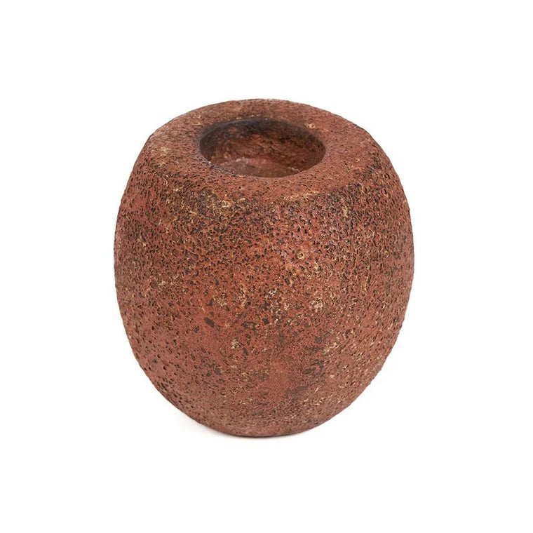 The Cavestone Candle Holder - Terracotta
