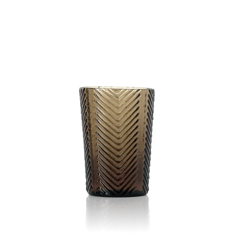 The Herringbone Tumbler - Smoke