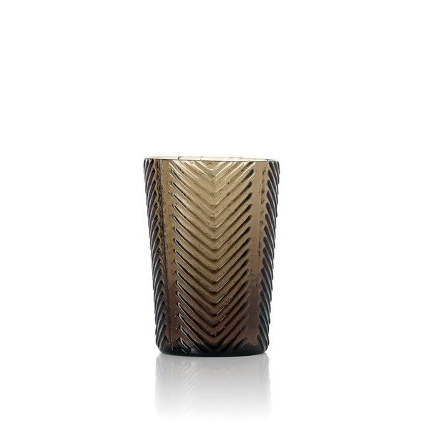The Herringbone Tumbler - Smoke