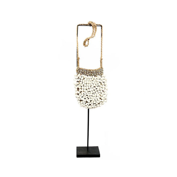 The Shell Purse on Stand