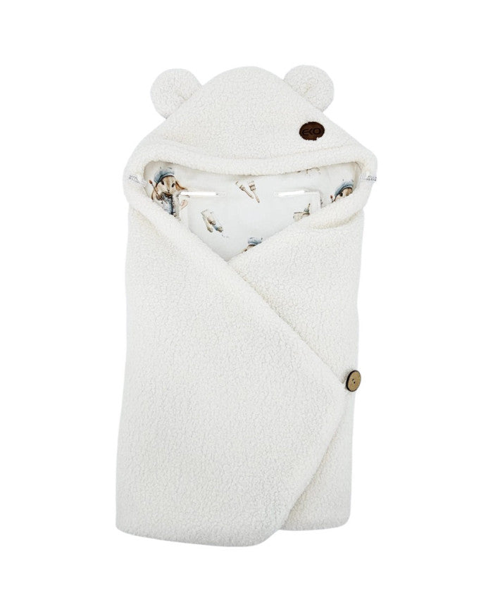 Baby Car Seat Sleeping Bag BAMBOO+BOUCLE 3 and 5-point belts PAINTER