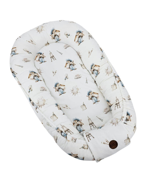 Bamboo Baby Nest 100% Bamboo – Antibacterial & Safe Sleep Pod PAINTER