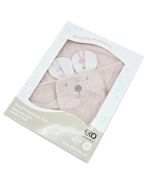 Bamboo Bathrobe plus washcloth EKO BUNNY