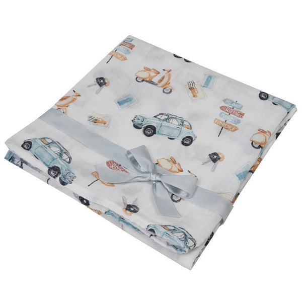 BAMBOO SWADDLE & NAPPY 120 x 120 cm  SCOOTER