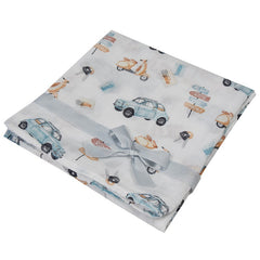 BAMBOO SWADDLE & NAPPY 120 x 120 cm  SCOOTER