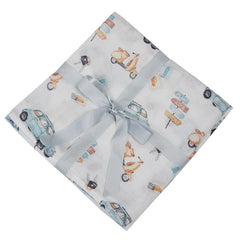 BAMBOO SWADDLE & NAPPY 120 x 120 cm  SCOOTER