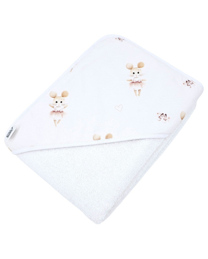 Peignoir SOURIS BALLERINE/BLANC