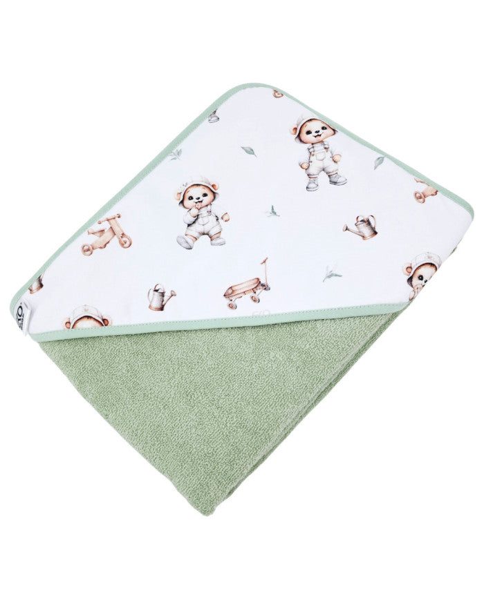 Peignoir OURS JARDINIER/MENTHE