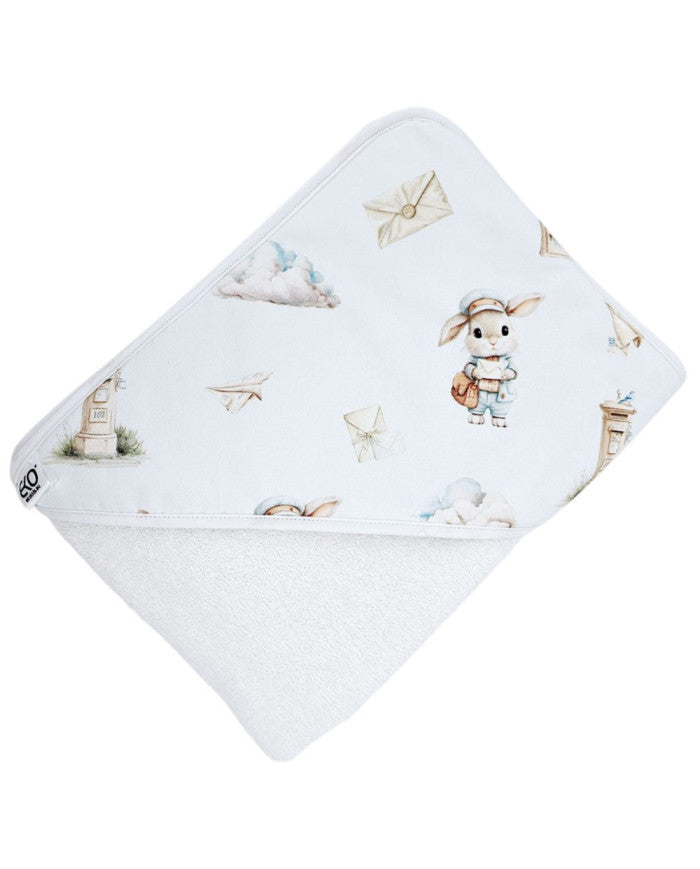 Bath robe POSTMAN/WHITE