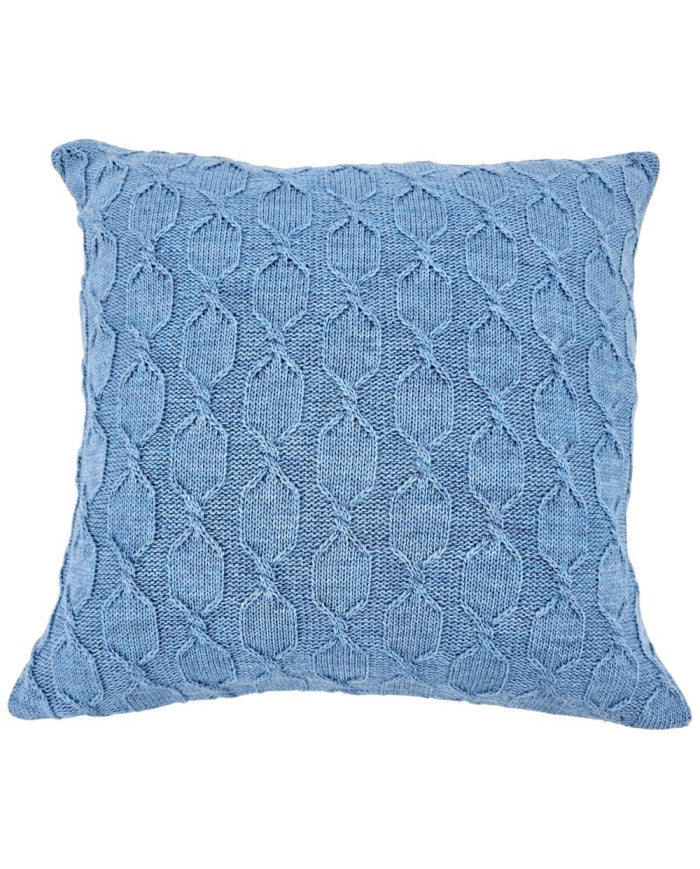Alpaca wool pillowcase 45x45 cm MODENA BLUE