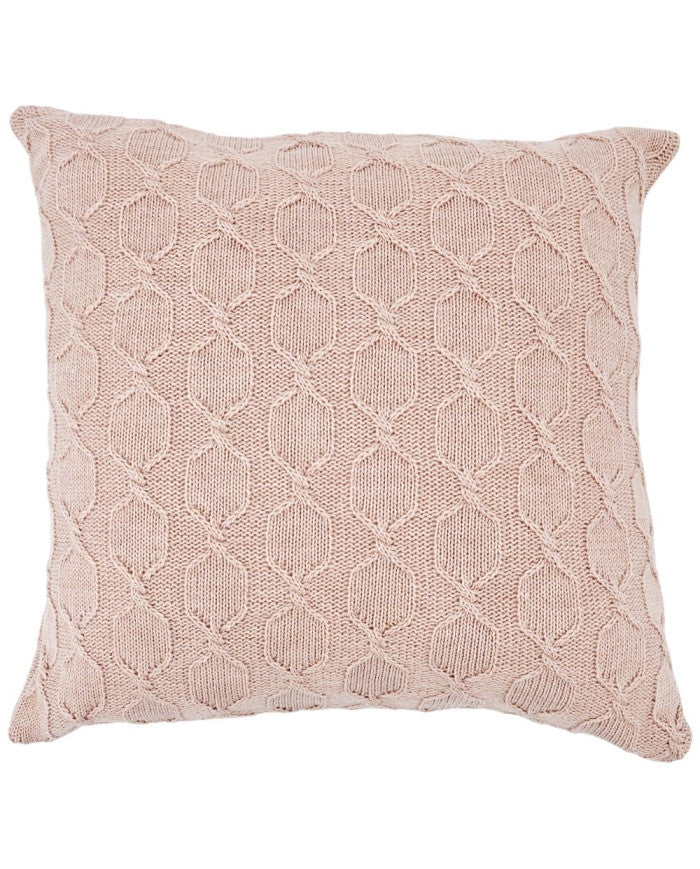 Kussenhoes van alpacawol 45x45 cm MODENA poederroze