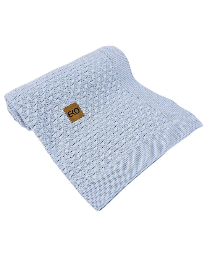 Baby bamboedeken BLAUW