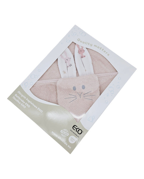 Cotton bath cover and EKO flannel BUNNY