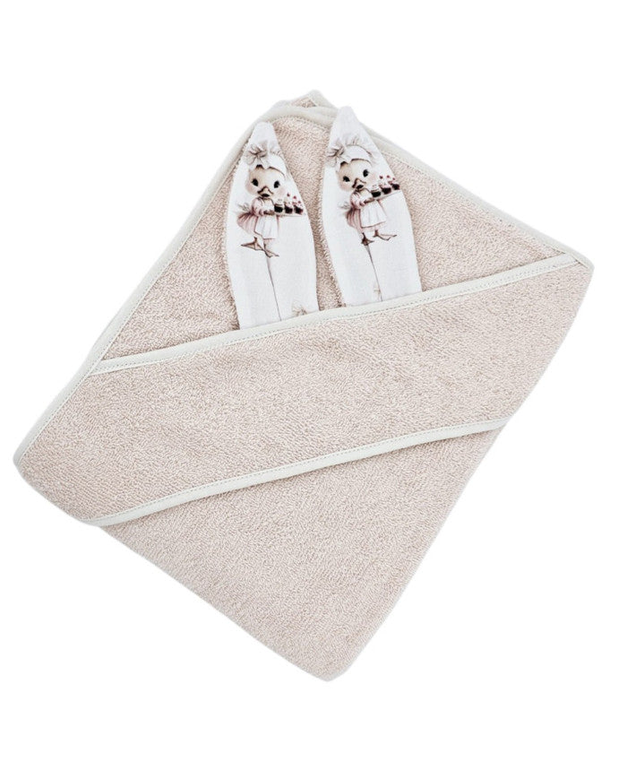 Cotton bath robe COOK/ROSE PINK
