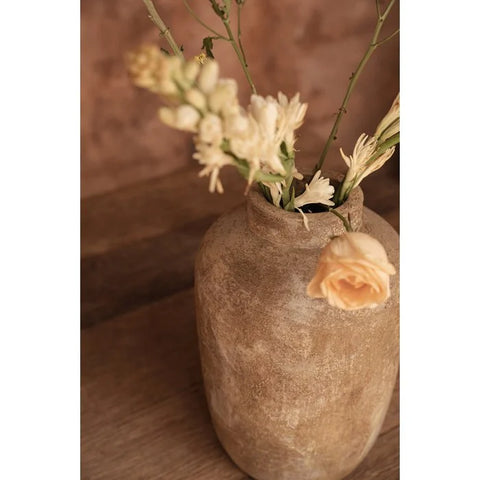 The Clay Echo Vase - Cream - M
