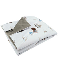 Educational blanket mat with lining VELVET FARMER